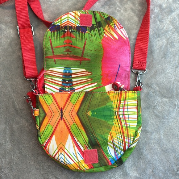 NWOT Kipling Small Crossbody Bag Abstract Print - Picture 6 of 13